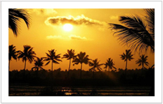 Sunset at Valiyaparamba